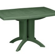 Table de jardin résine polypropylène vert forêt 118 cm VEGA 