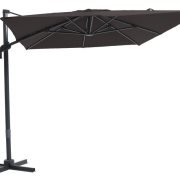 Parasol déporté SMART 3X3 M gris ardoise