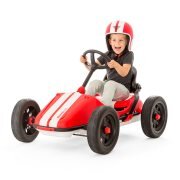 Kart à pédale pour enfant rouge - Monzi 
