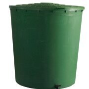 Récupérateur eau de pluie rond 200 L. (Vert) 