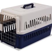 Caisse transport pour chien PVC TRAVEL Bleu L 81.2  x 57.5 x 60.6 cm