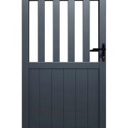 Portillon aluminium H. 1,80m BENDIGO Gris Ardoise